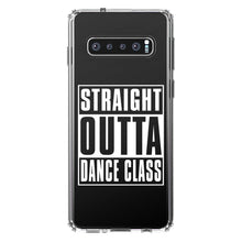 DistinctInk® Clear Shockproof Hybrid Case for Apple iPhone / Samsung Galaxy / Google Pixel - Straight Outta Dance Class