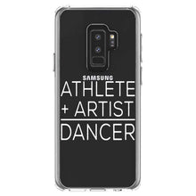 DistinctInk® Clear Shockproof Hybrid Case for Apple iPhone / Samsung Galaxy / Google Pixel - Athlete + Artist = Dancer