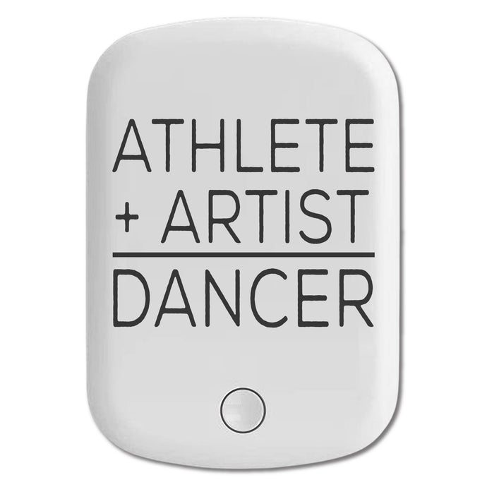 DistinctInk Magnetic Battery Pack, Wireless Portable Charger with USB-C Cable, Compatible with MagSafe iPhone 14 / 13 / 12 Series - Athlete + Artist = Dancer