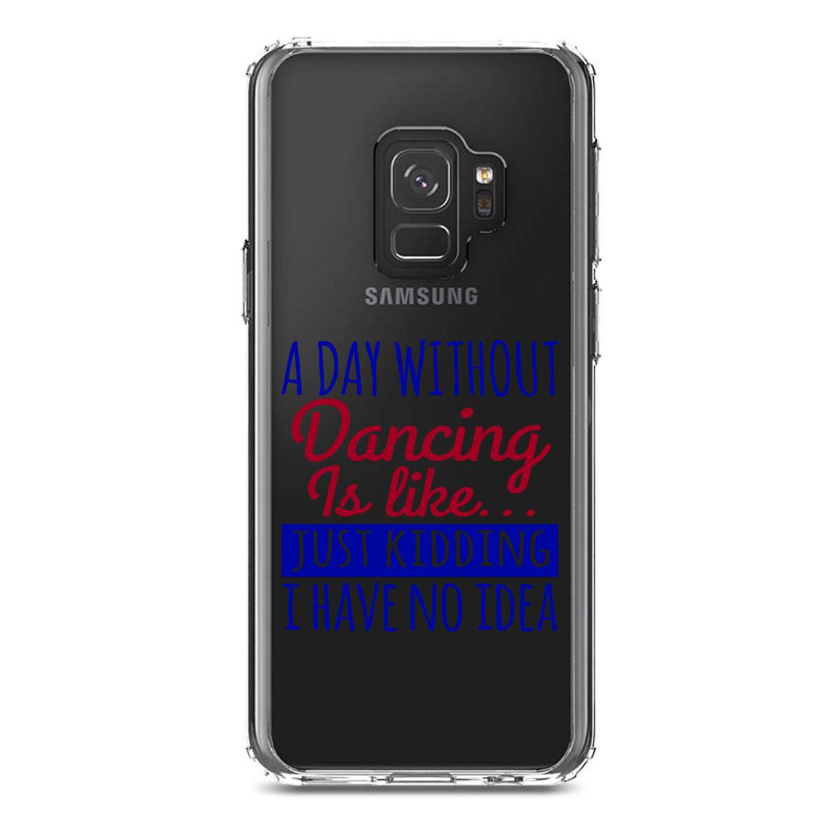 A Day Without Dancing... Have No Idea Clear Shockproof iPhone Case, view 19