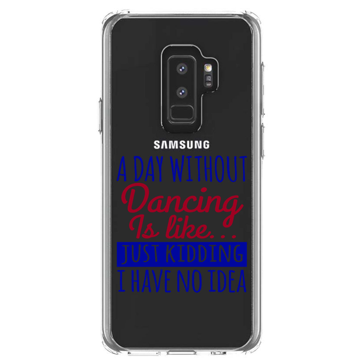 A Day Without Dancing... Have No Idea Clear Shockproof iPhone Case, view 20