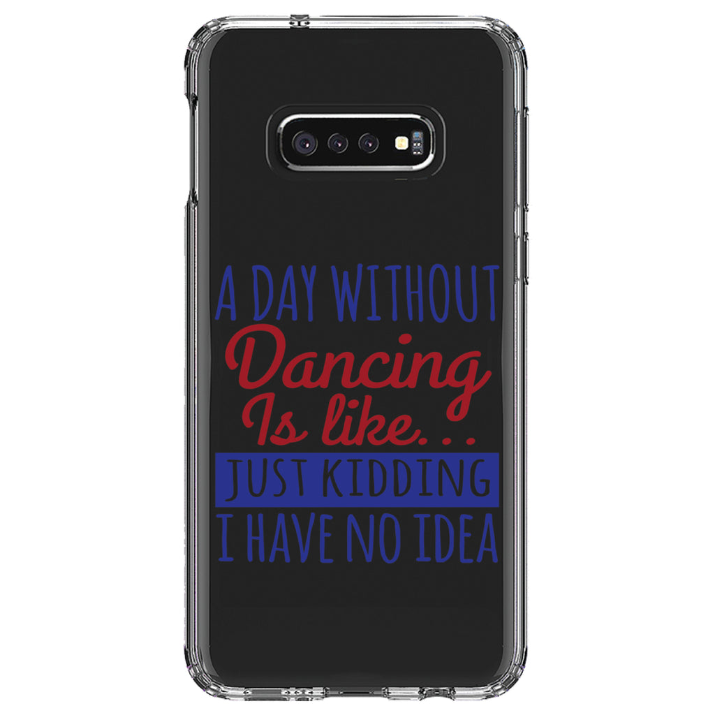 A Day Without Dancing... Have No Idea Clear Shockproof iPhone Case, view 18