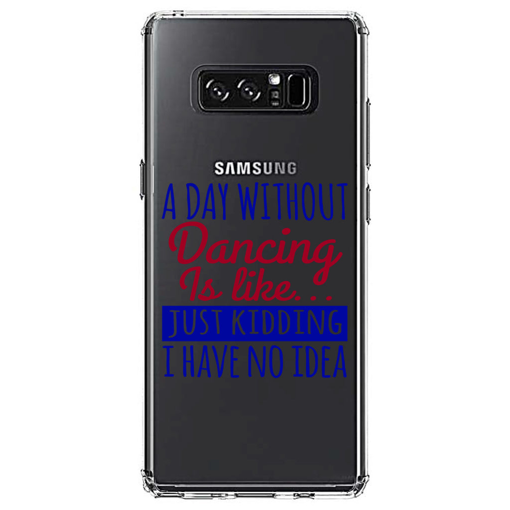 A Day Without Dancing... Have No Idea Clear Shockproof iPhone Case, view 12