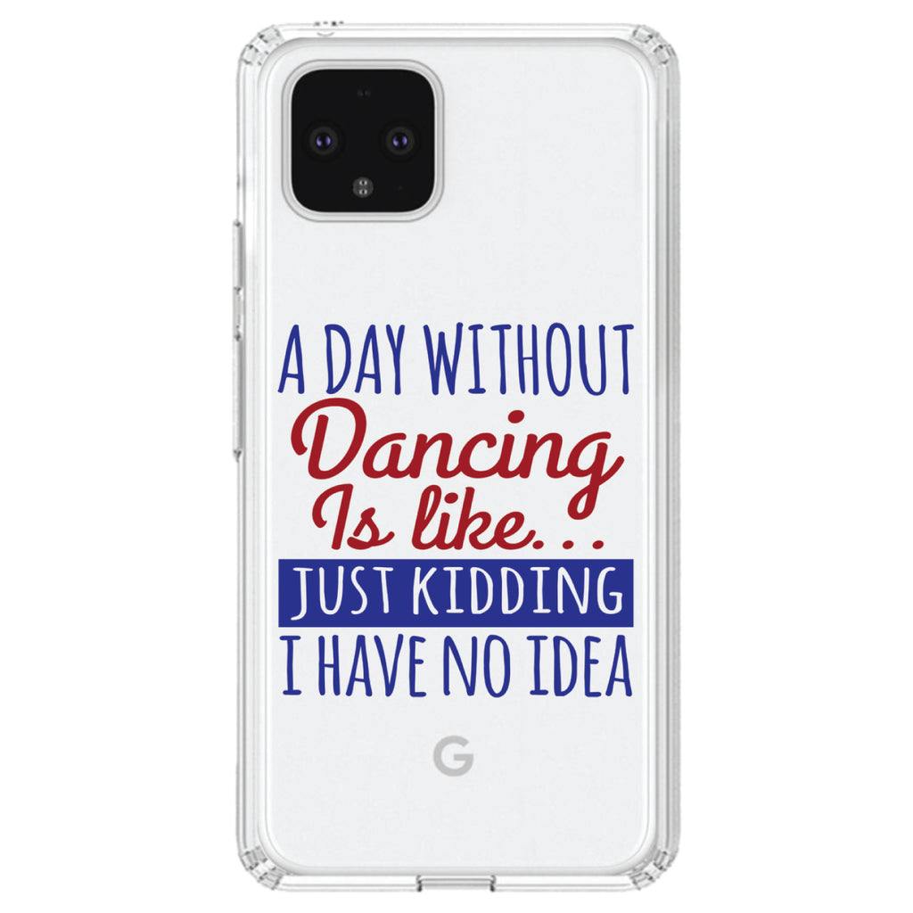 A Day Without Dancing... Have No Idea Clear Shockproof iPhone Case, view 23