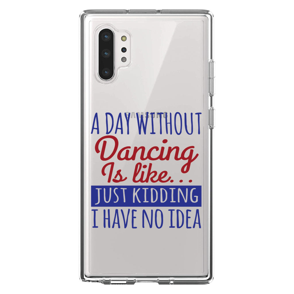 A Day Without Dancing... Have No Idea Clear Shockproof iPhone Case, view 10