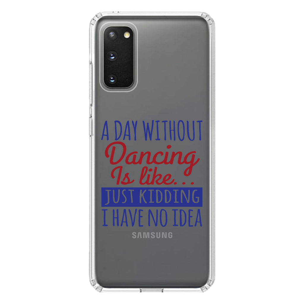 A Day Without Dancing... Have No Idea Clear Shockproof iPhone Case, view 13
