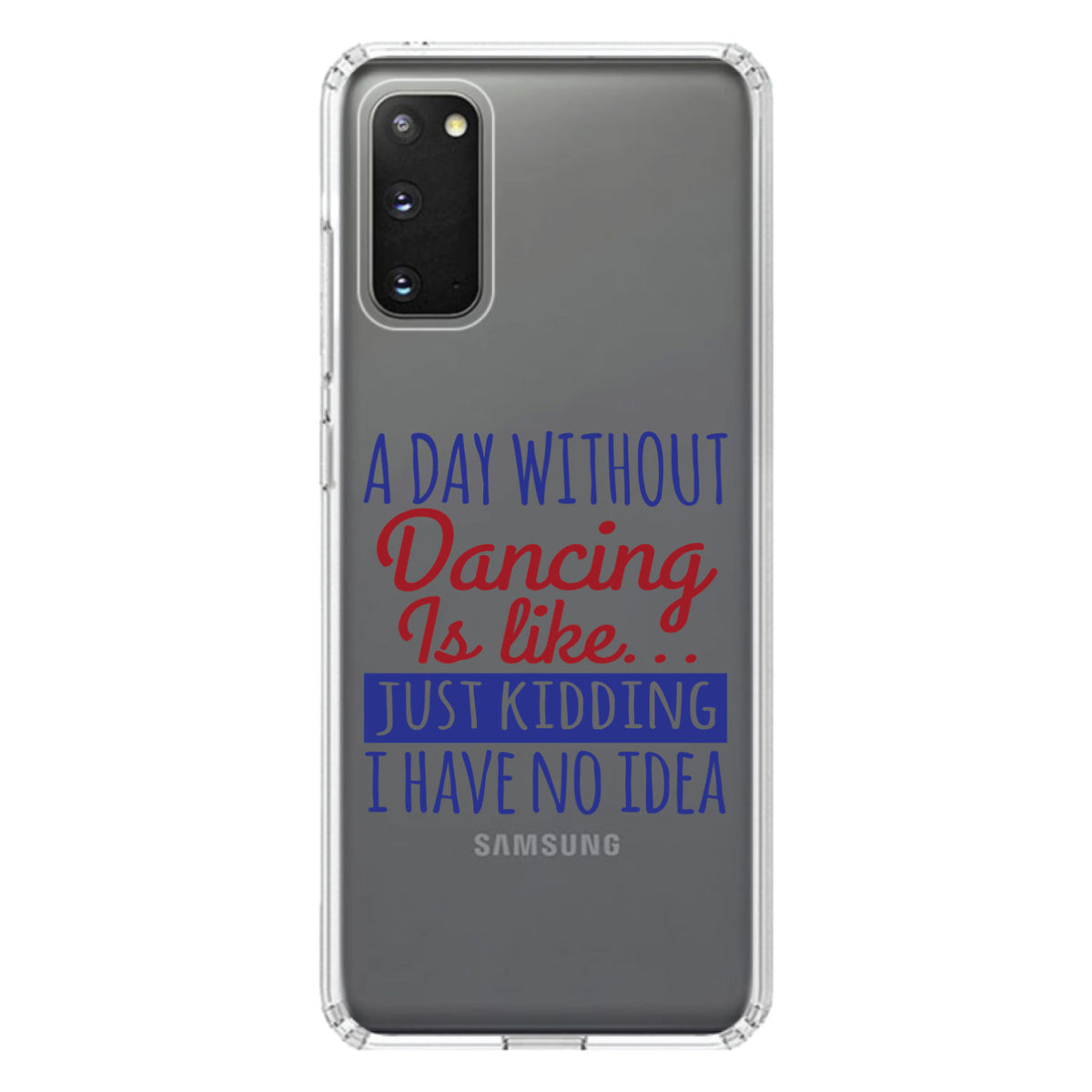 A Day Without Dancing... Have No Idea Clear Shockproof iPhone Case, view 14