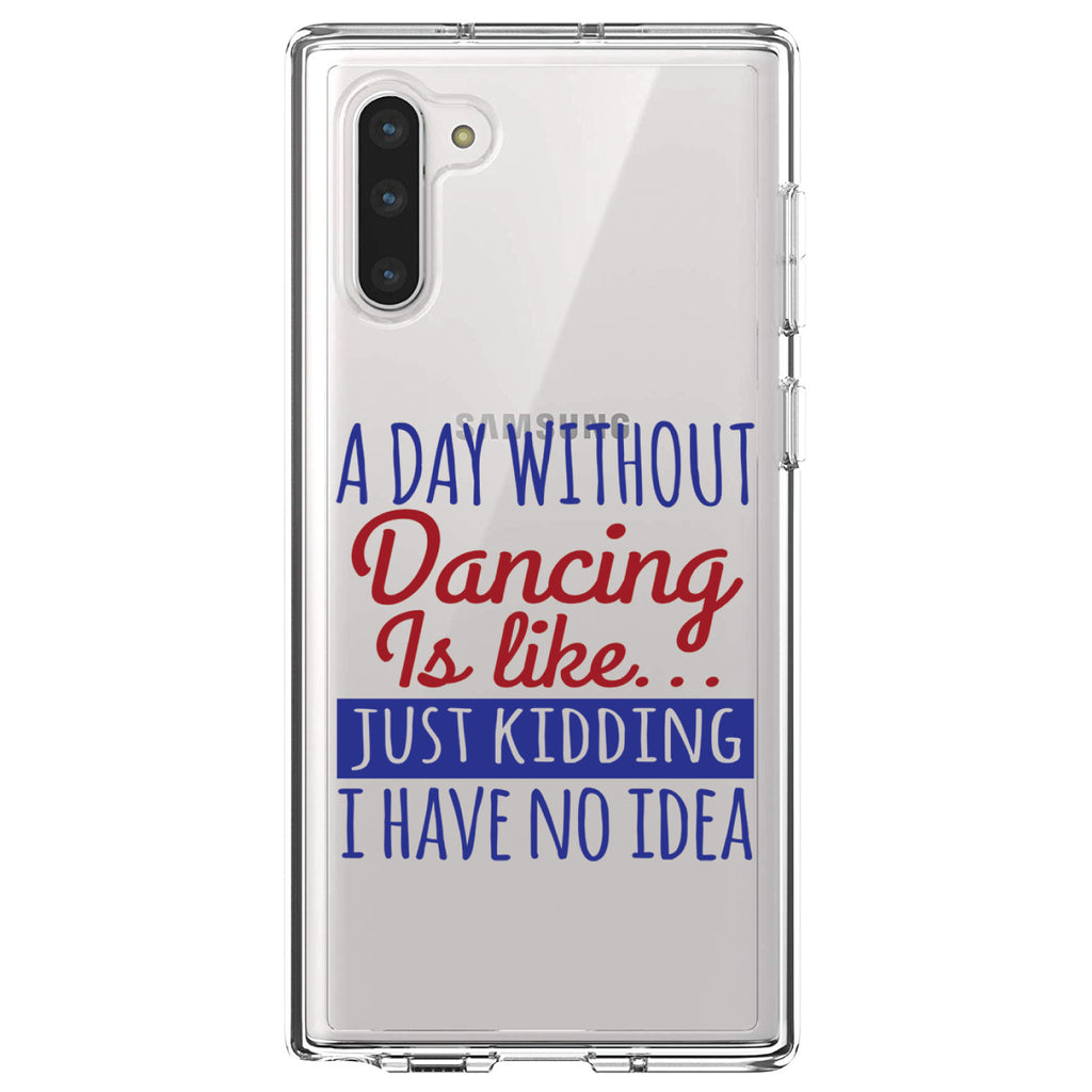 A Day Without Dancing... Have No Idea Clear Shockproof iPhone Case, view 9