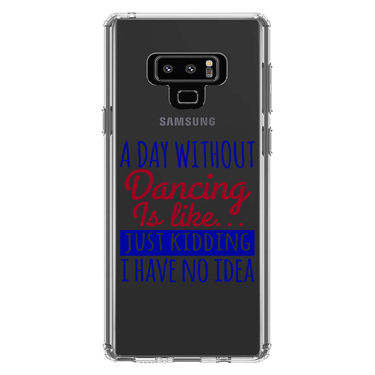 A Day Without Dancing... Have No Idea Clear Shockproof iPhone Case, view 11