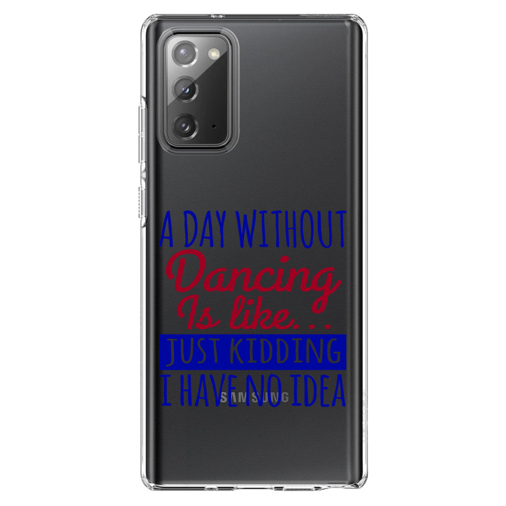 A Day Without Dancing... Have No Idea Clear Shockproof iPhone Case, view 8