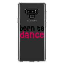 DistinctInk® Clear Shockproof Hybrid Case for Apple iPhone / Samsung Galaxy / Google Pixel - Born to Dance