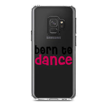 DistinctInk® Clear Shockproof Hybrid Case for Apple iPhone / Samsung Galaxy / Google Pixel - Born to Dance