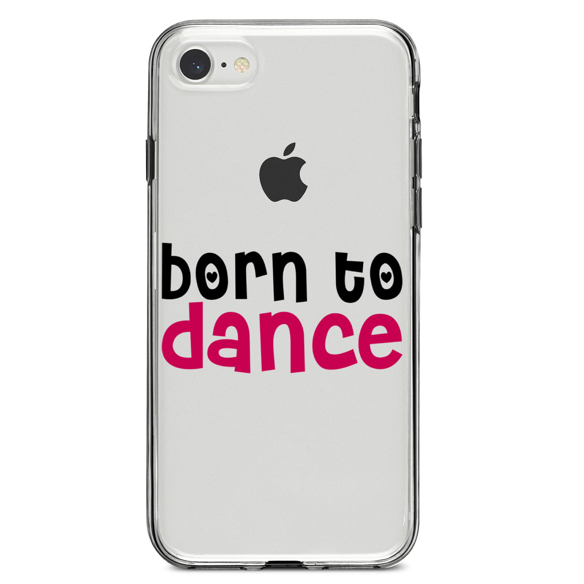 Born to Dance Clear Shockproof iPhone Case, view 5