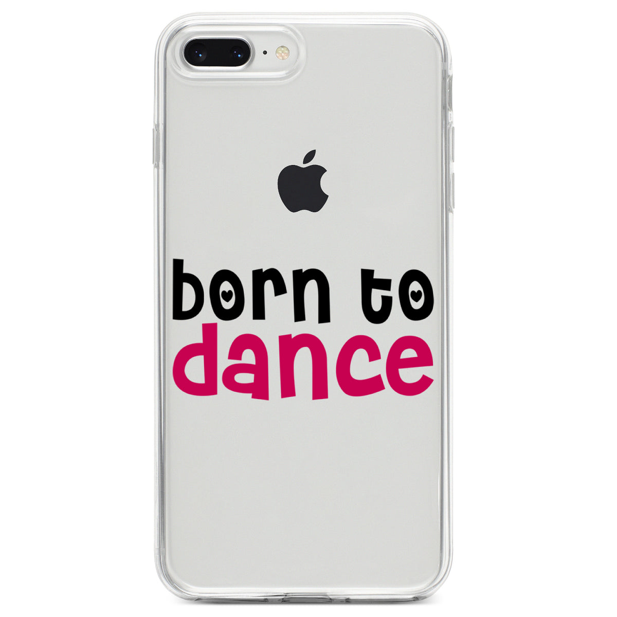 Born to Dance Clear Shockproof iPhone Case, view 6