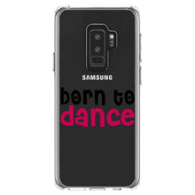 DistinctInk® Clear Shockproof Hybrid Case for Apple iPhone / Samsung Galaxy / Google Pixel - Born to Dance