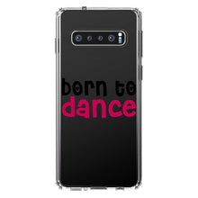 DistinctInk® Clear Shockproof Hybrid Case for Apple iPhone / Samsung Galaxy / Google Pixel - Born to Dance