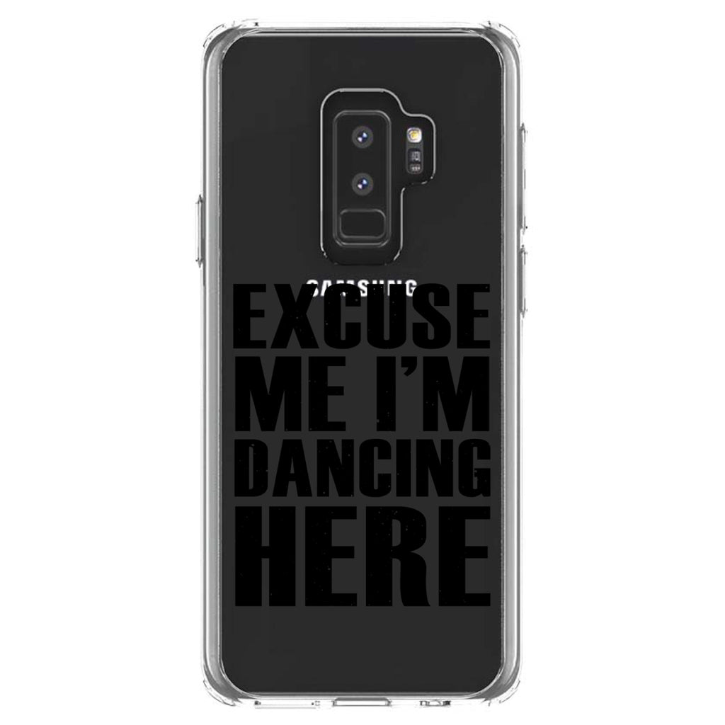 Excuse Me I'm Dancing Here Clear Shockproof iPhone Case, view 20