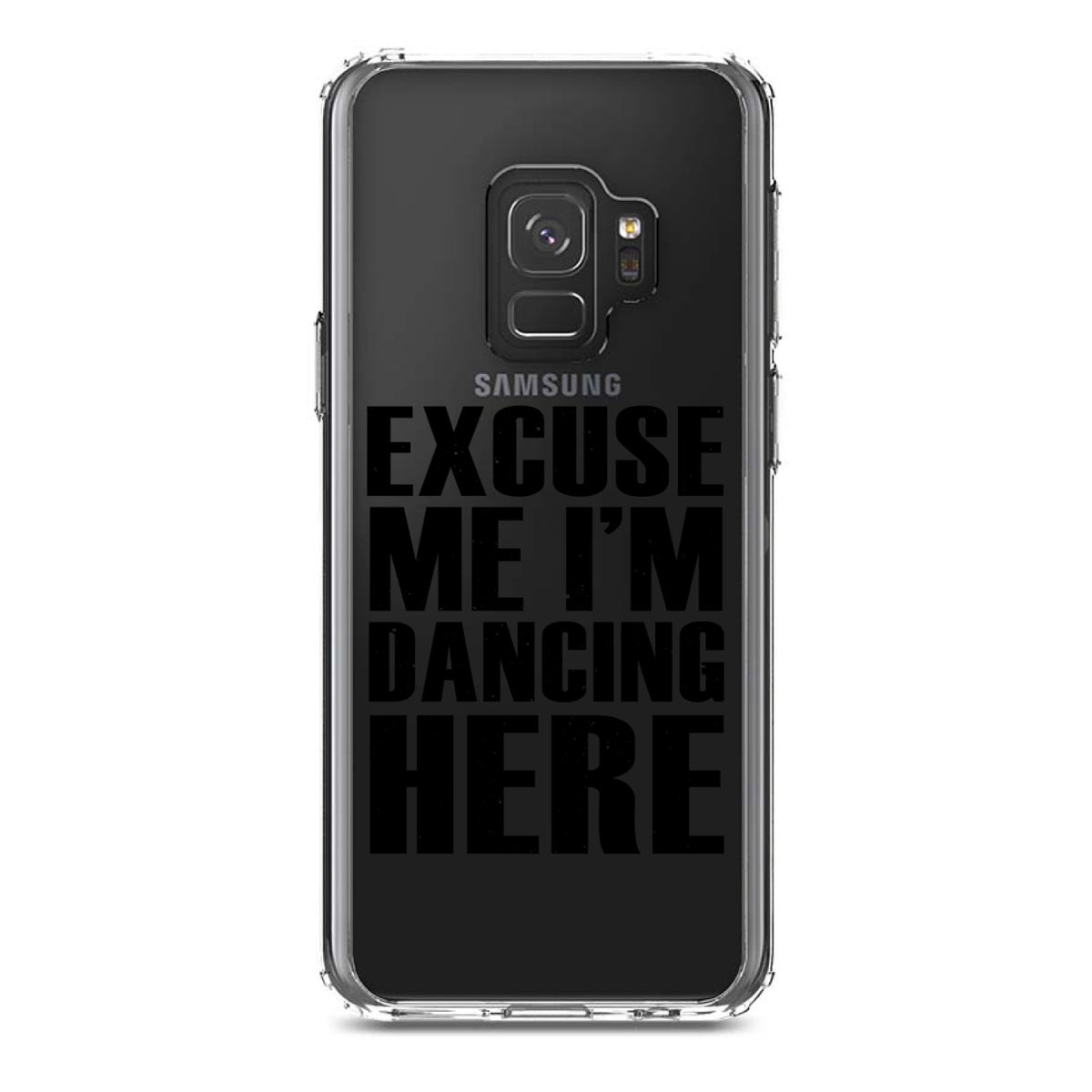 Excuse Me I'm Dancing Here Clear Shockproof iPhone Case, view 19