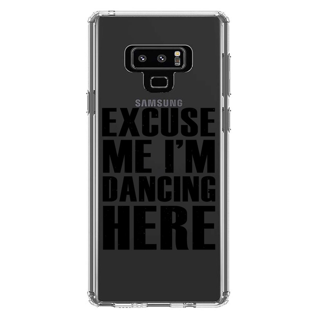 Excuse Me I'm Dancing Here Clear Shockproof iPhone Case, view 11