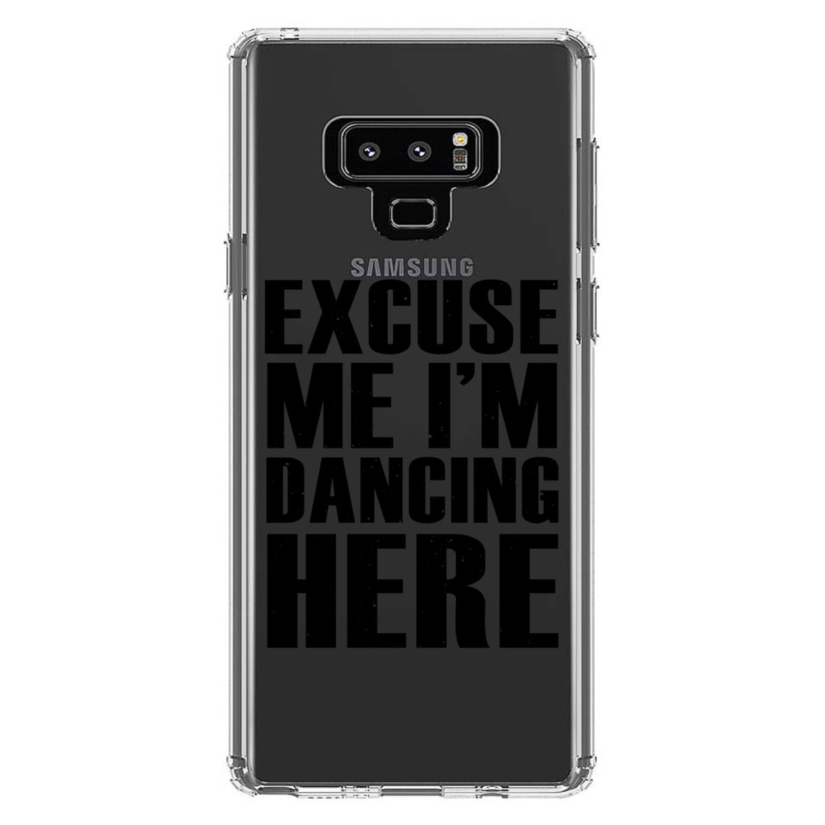 Excuse Me I'm Dancing Here Clear Shockproof iPhone Case, view 11