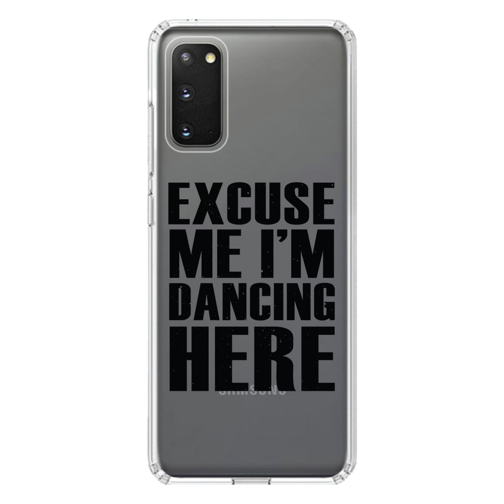 Excuse Me I'm Dancing Here Clear Shockproof iPhone Case, view 14