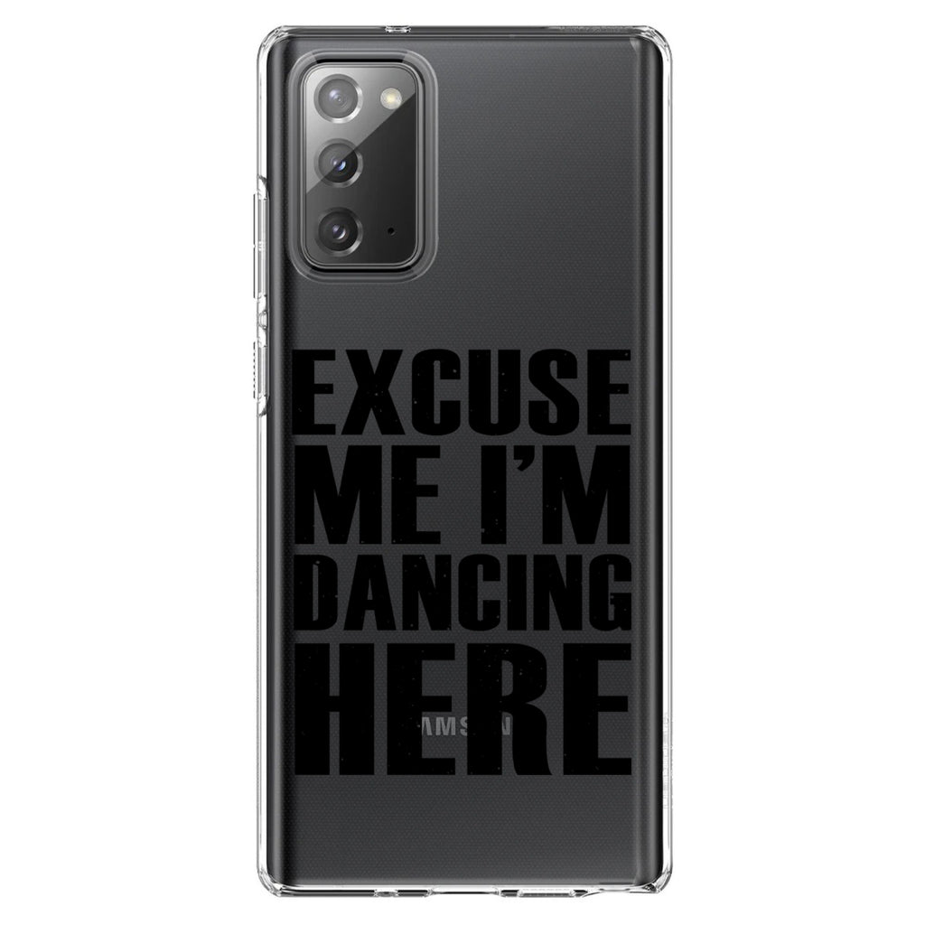 Excuse Me I'm Dancing Here Clear Shockproof iPhone Case, view 8