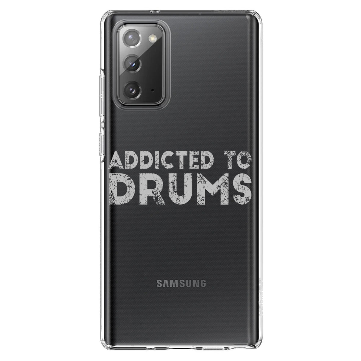 Addicted to Drums Clear Shockproof iPhone Case, view 8