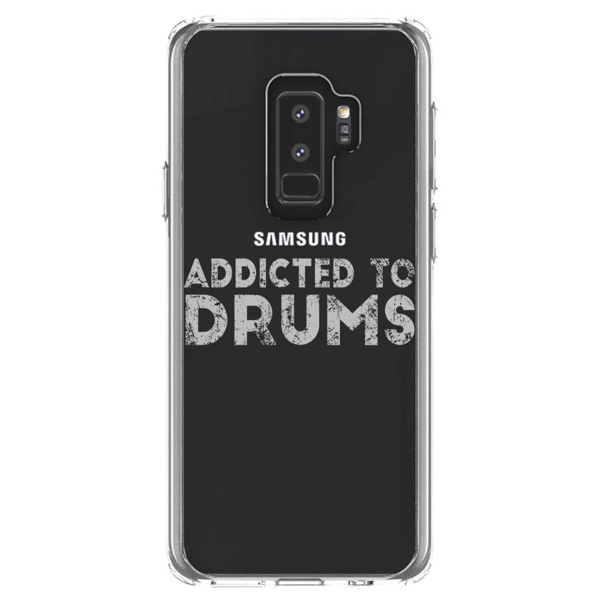 Addicted to Drums Clear Shockproof iPhone Case, view 20