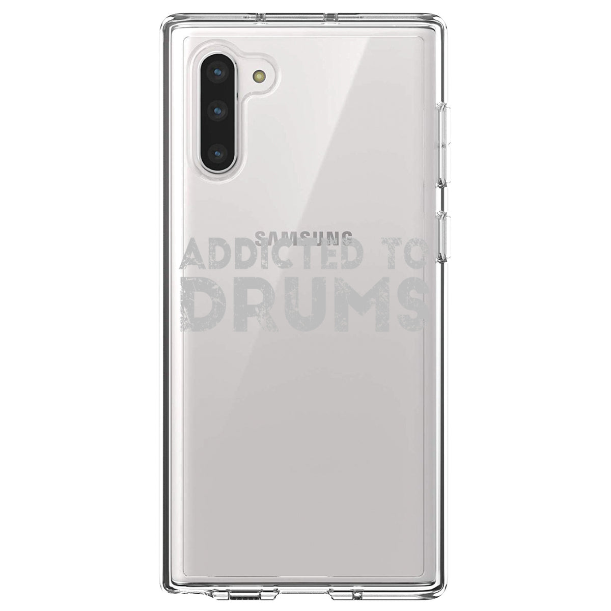 Addicted to Drums Clear Shockproof iPhone Case, view 9