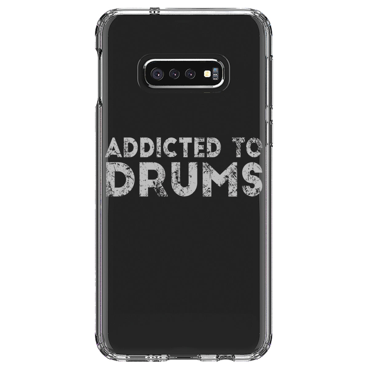 Addicted to Drums Clear Shockproof iPhone Case, view 18