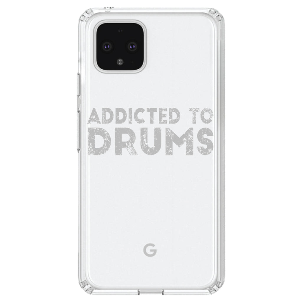 Addicted to Drums Clear Shockproof iPhone Case, view 23