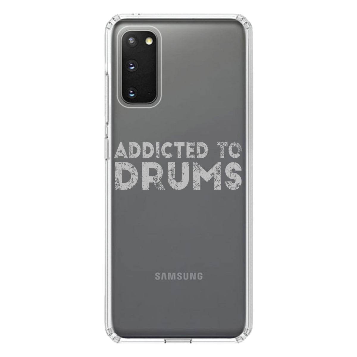 Addicted to Drums Clear Shockproof iPhone Case, view 15