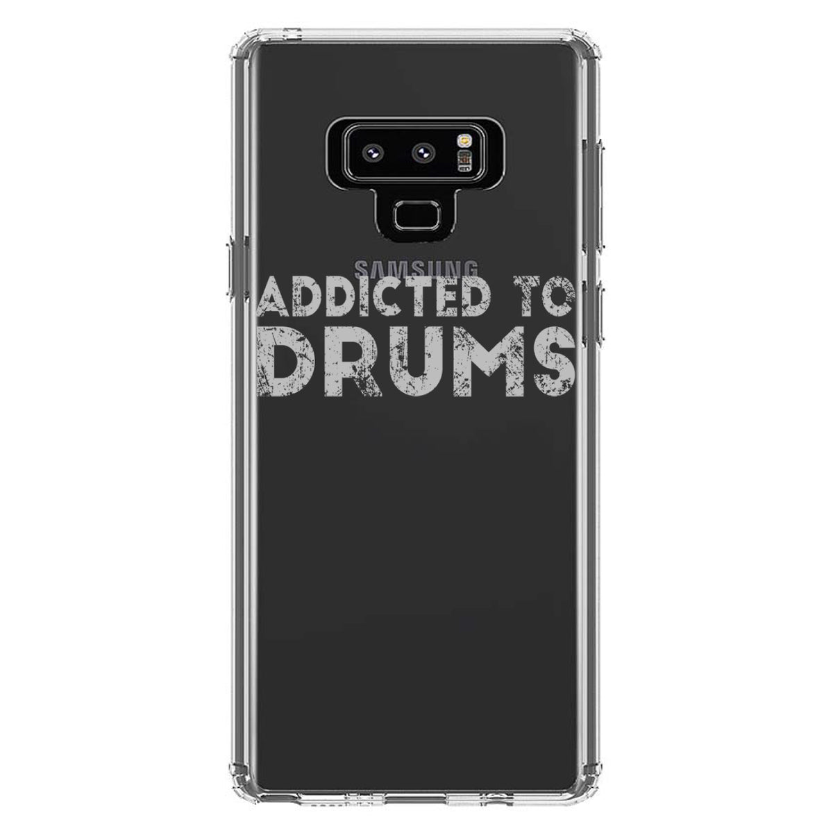 Addicted to Drums Clear Shockproof iPhone Case, view 11