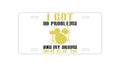 Custom Aluminum Decorative Vanity Front License Plate - Got 99 Problems & My Drums Solve 'Em