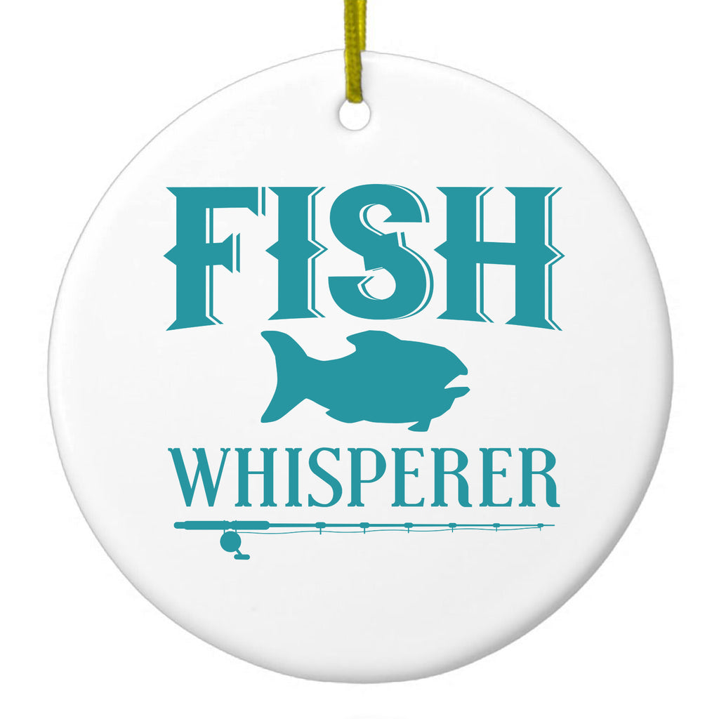 Fish Whisperer Ceramic Ornament