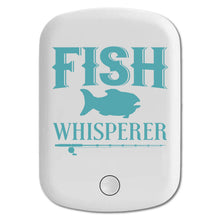 DistinctInk Magnetic Battery Pack, Wireless Portable Charger with USB-C Cable, Compatible with MagSafe iPhone 14 / 13 / 12 Series - Fish Whisperer