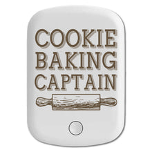 DistinctInk Magnetic Battery Pack, Wireless Portable Charger with USB-C Cable, Compatible with MagSafe iPhone 14 / 13 / 12 Series - Cookie Baking Captain Rolling Pin