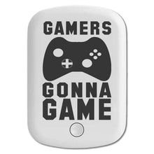 DistinctInk Magnetic Battery Pack, Wireless Portable Charger with USB-C Cable, Compatible with MagSafe iPhone 14 / 13 / 12 Series - Gamers Gonna Game - Video Games