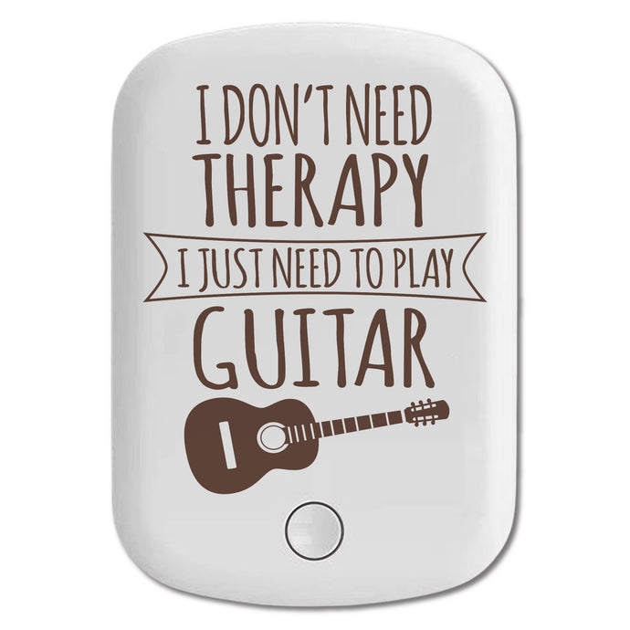 DistinctInk Magnetic Battery Pack, Wireless Portable Charger with USB-C Cable, Compatible with MagSafe iPhone 14 / 13 / 12 Series - Don't Need Therapy Need to Play Guitar