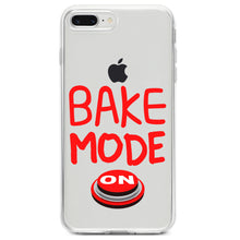 DistinctInk® Clear Shockproof Hybrid Case for Apple iPhone / Samsung Galaxy / Google Pixel - Bake Mode On