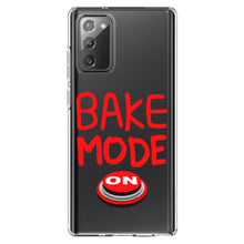 DistinctInk® Clear Shockproof Hybrid Case for Apple iPhone / Samsung Galaxy / Google Pixel - Bake Mode On