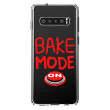 DistinctInk® Clear Shockproof Hybrid Case for Apple iPhone / Samsung Galaxy / Google Pixel - Bake Mode On