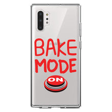 DistinctInk® Clear Shockproof Hybrid Case for Apple iPhone / Samsung Galaxy / Google Pixel - Bake Mode On