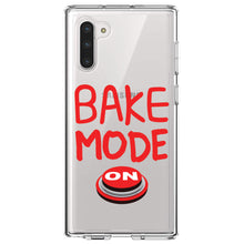 DistinctInk® Clear Shockproof Hybrid Case for Apple iPhone / Samsung Galaxy / Google Pixel - Bake Mode On