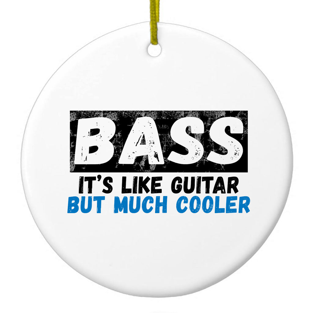 It's Like Guitar But Much Cooler Ceramic Ornament
