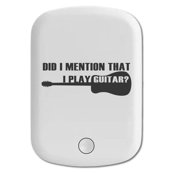 DistinctInk Magnetic Battery Pack, Wireless Portable Charger with USB-C Cable, Compatible with MagSafe iPhone 14 / 13 / 12 Series - Did I Mention That I Play Guitar?