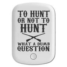 DistinctInk Magnetic Battery Pack, Wireless Portable Charger with USB-C Cable, Compatible with MagSafe iPhone 14 / 13 / 12 Series - To Hunt or Not - What a Dumb Question