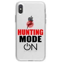 DistinctInk® Clear Shockproof Hybrid Case for Apple iPhone / Samsung Galaxy / Google Pixel - Hunting Mode - ON