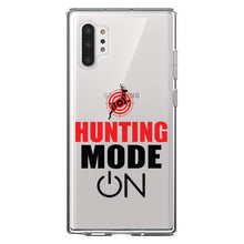 DistinctInk® Clear Shockproof Hybrid Case for Apple iPhone / Samsung Galaxy / Google Pixel - Hunting Mode - ON