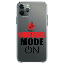 DistinctInk® Clear Shockproof Hybrid Case for Apple iPhone / Samsung Galaxy / Google Pixel - Hunting Mode - ON